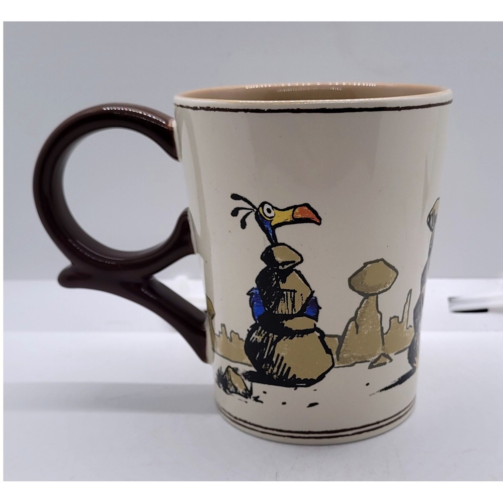 Disney Pixar Up Dug Squirrel Kevin Coffee Mug Tan Brown Ceramic Collectible Cup - Picture 2 of 6